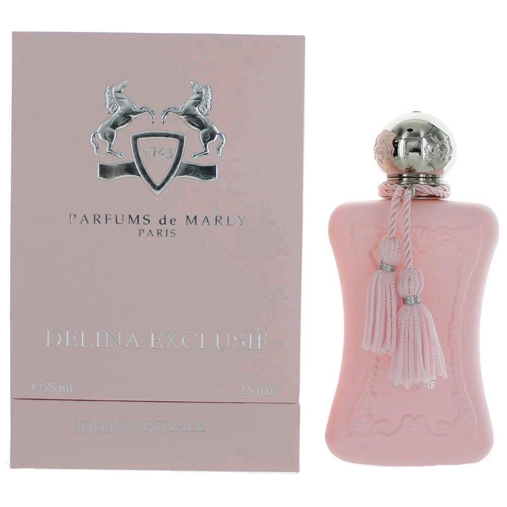 Bottle of Parfums de Marly Delina Exclusif by Parfums de Marly, 2.5 oz Eau De Parfum Spray for Women